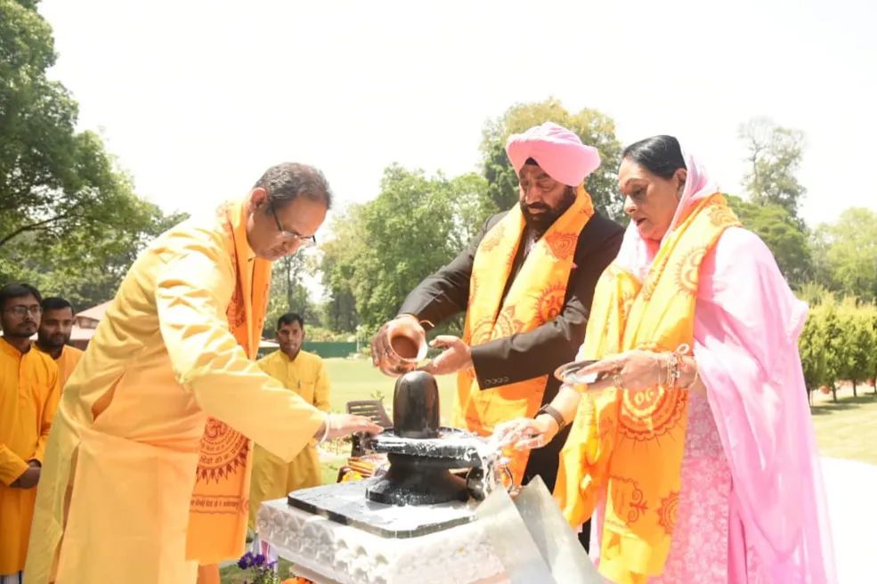 Pran Pratishtha of Shivling in Raj Bhavan, Uttarakhand