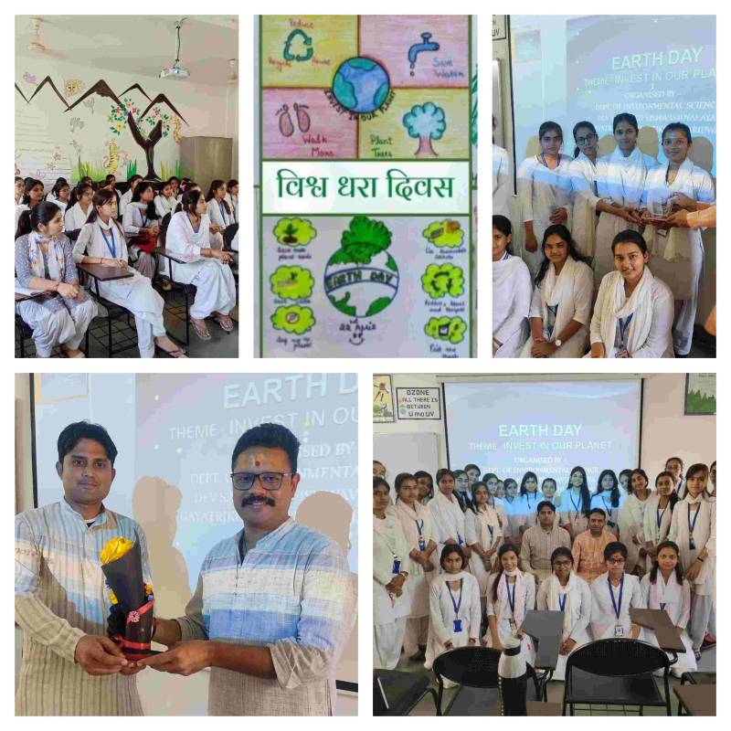World Earth Day was celebrated by the Department of Environmental Sciences