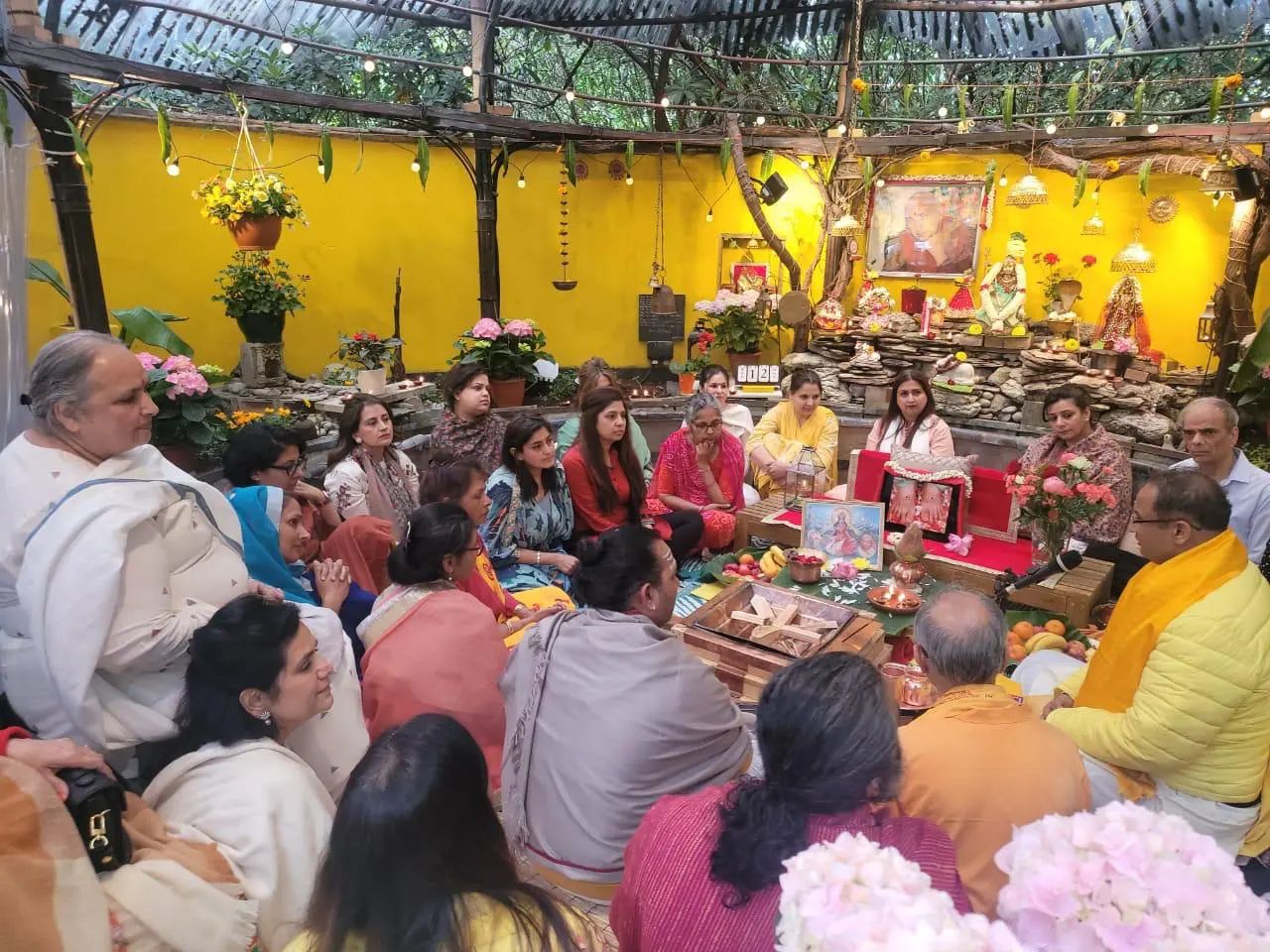 Yagya at Divya Sangh Ashram, Virginia Water in the city of London