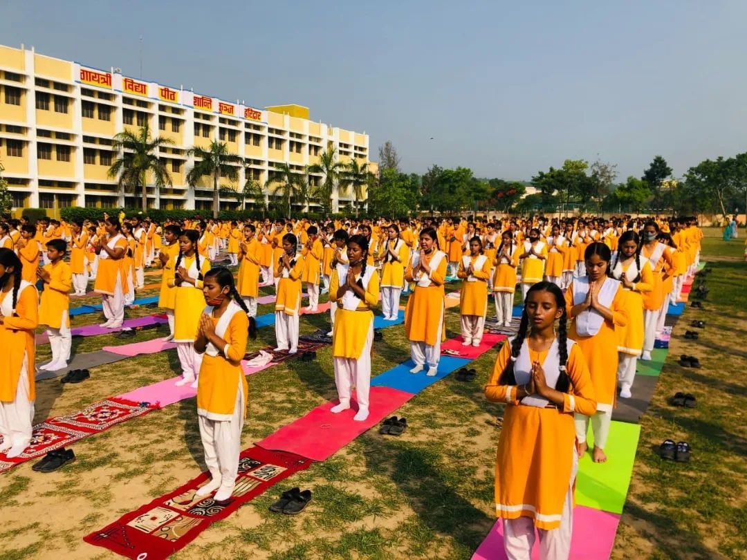 Yoga Day countdown at DSVV and GVP