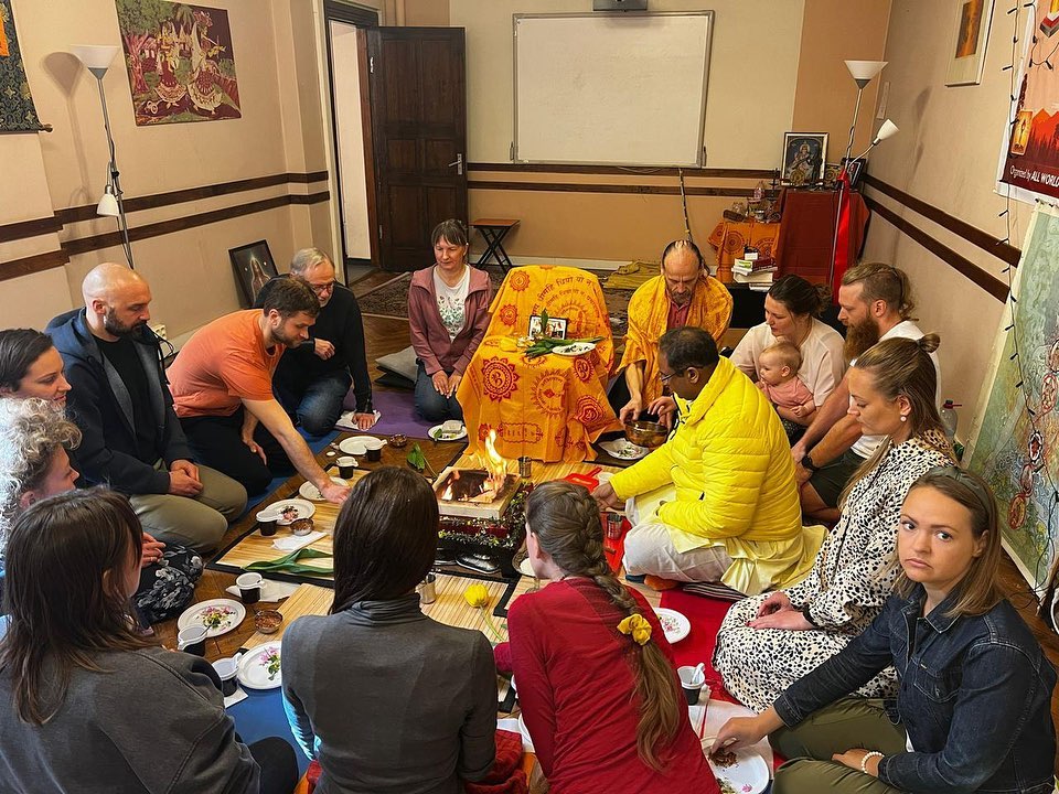 Yagya at the Indian Cultural Center of the University of Latvia