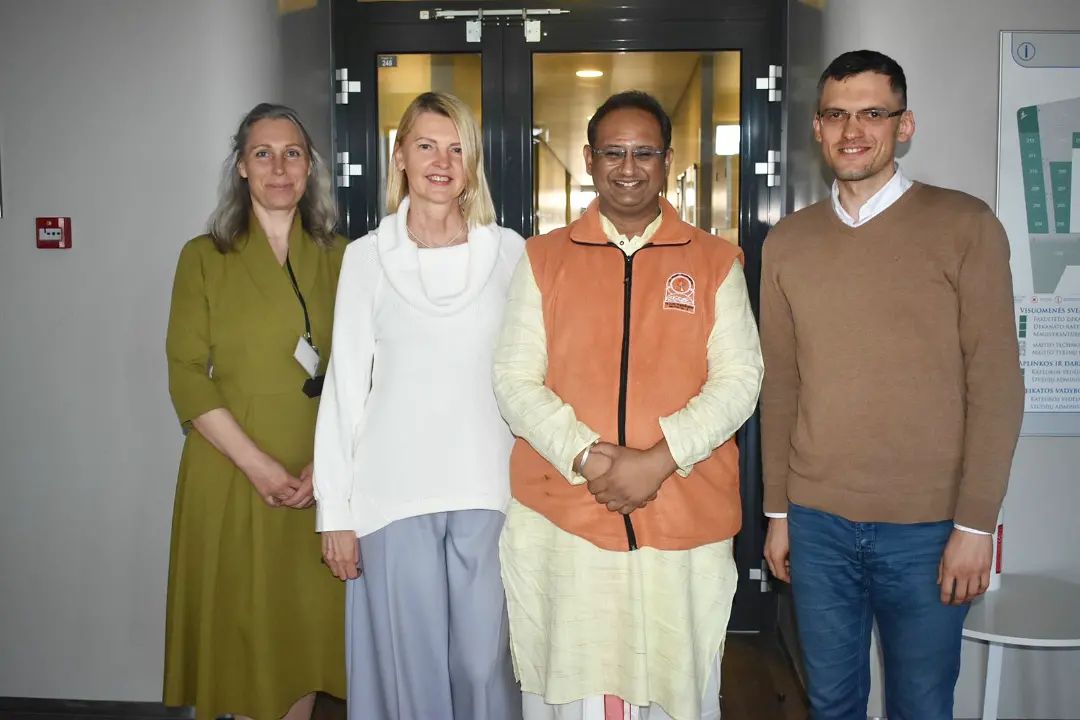 Respected Dr Chinmay Pandya Ji visited the Lithuanian Institute of Health Sciences located in Kaunas city of Lithuania