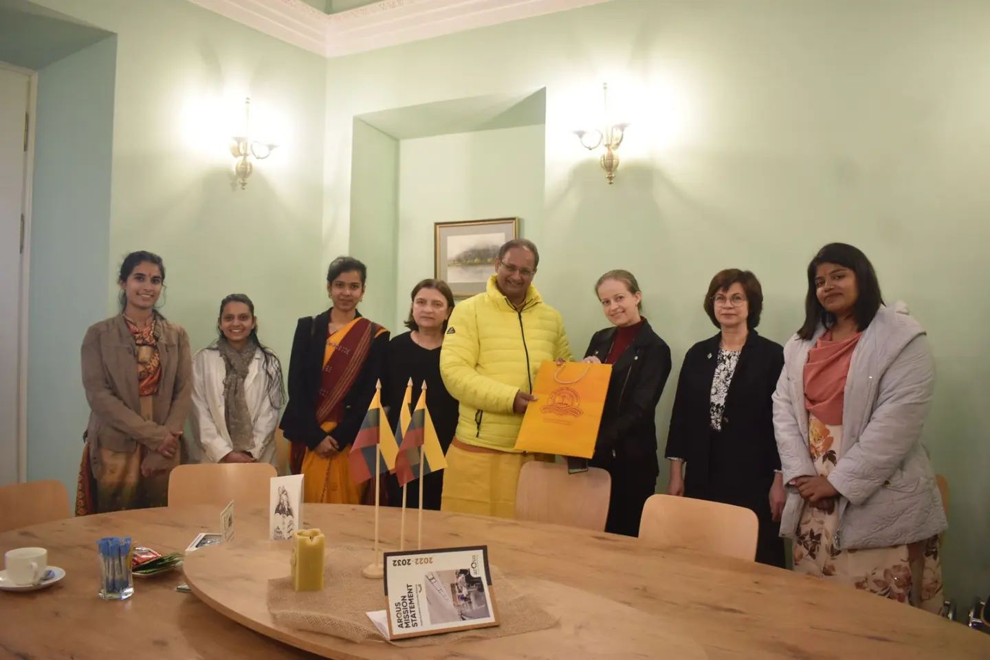 Respected Dr Chinmay Pandya ji reached Vilnius, the capital of Lithuania