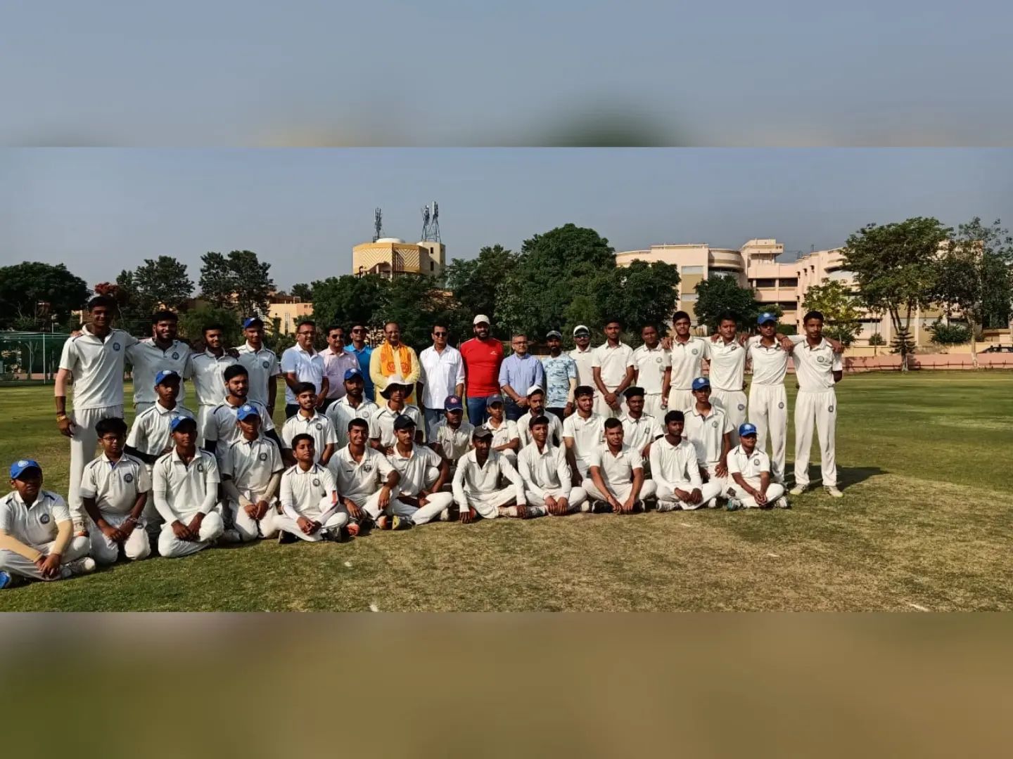 Shri Sunil Lahiri ji, writer and producer Shri Shiv Sagar Chopra ji and Shri Rimpesh Sharma ji toured the entire university campus