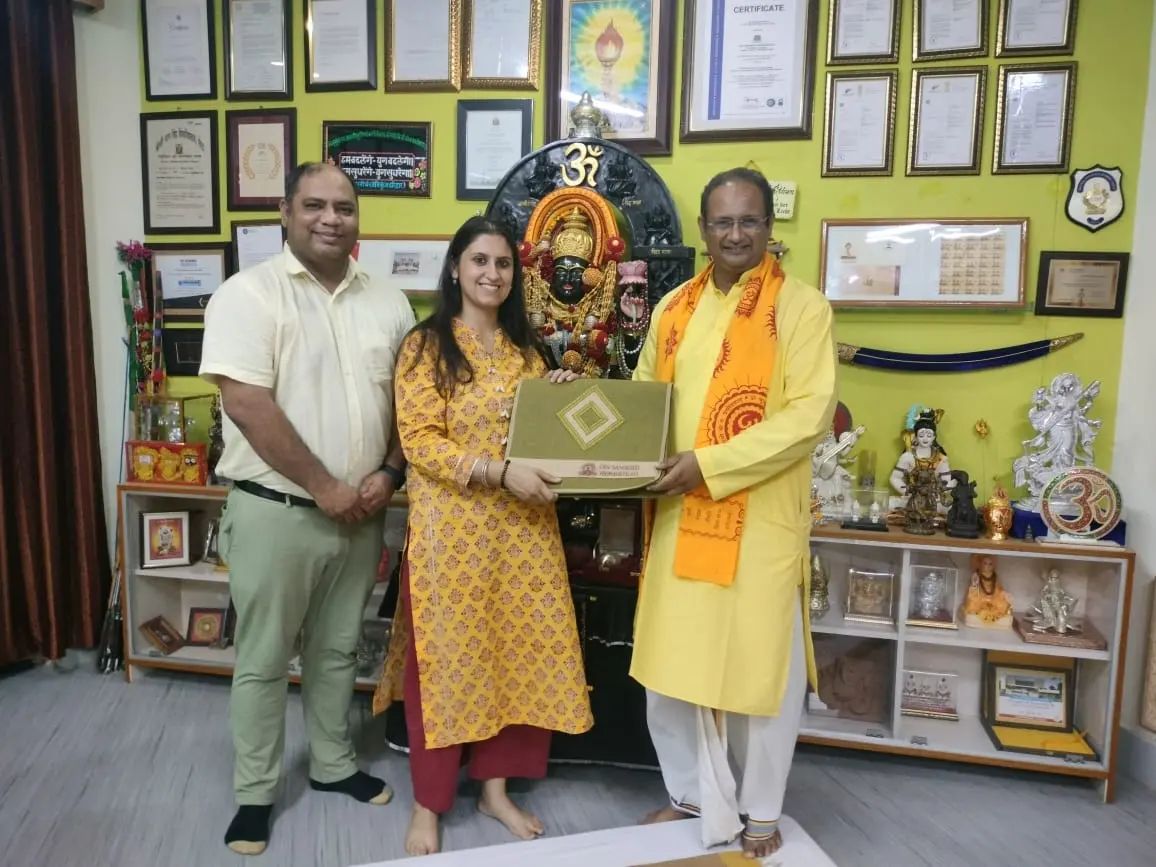 The co-founders of the ‘Language Curry’ app, Mr Puneet Singh and Mrs Anisha Jyoti, visited the university